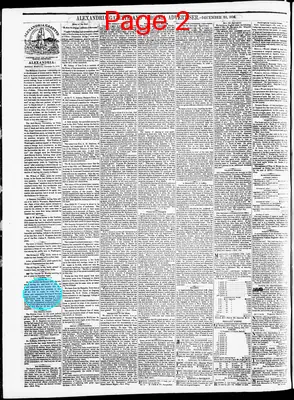 Page thumbnail for Alexandria Gazette