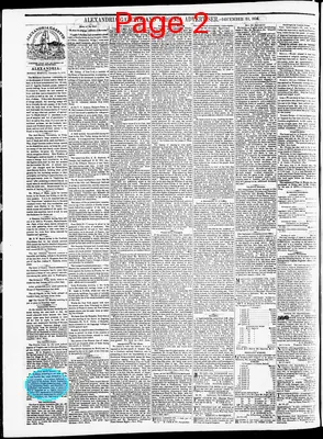 Page thumbnail for Alexandria Gazette