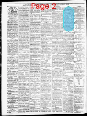Page thumbnail for Alexandria Gazette