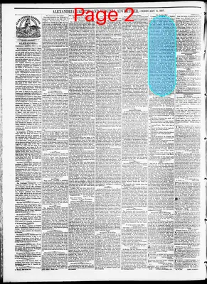Page thumbnail for Alexandria Gazette