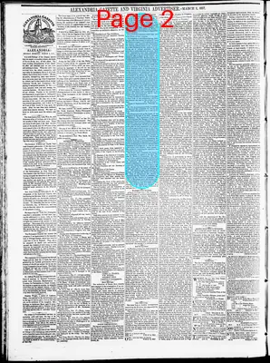 Page thumbnail for Alexandria Gazette