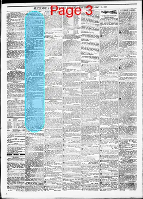 Page thumbnail for Alexandria Gazette