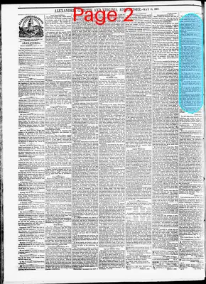 Page thumbnail for Alexandria Gazette