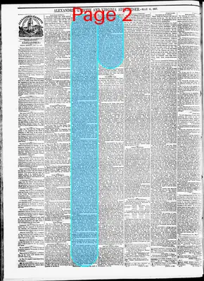Page thumbnail for Alexandria Gazette