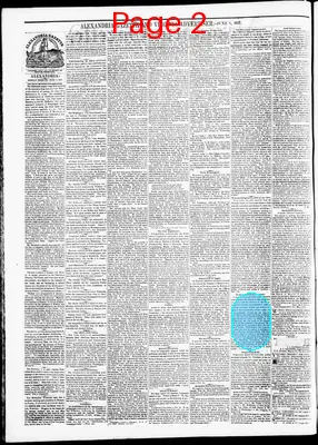 Page thumbnail for Alexandria Gazette