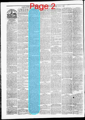 Page thumbnail for Alexandria Gazette
