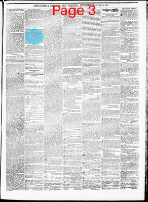 Page thumbnail for Alexandria Gazette