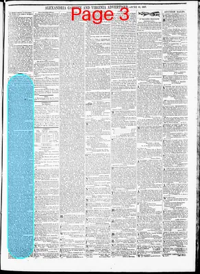 Page thumbnail for Alexandria Gazette