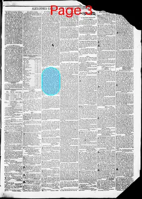 Page thumbnail for Alexandria Gazette