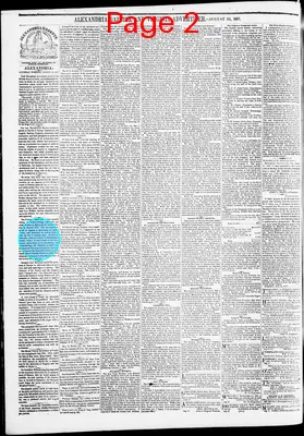 Page thumbnail for Alexandria Gazette