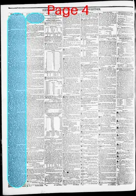 Page thumbnail for Alexandria Gazette