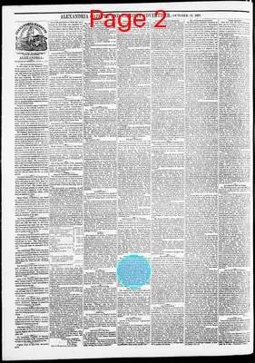 Page thumbnail for Alexandria Gazette
