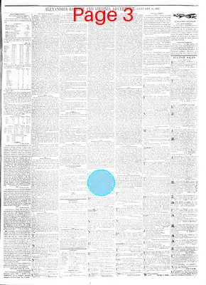 Page thumbnail for Alexandria Gazette