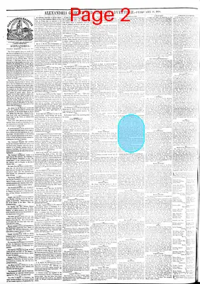 Page thumbnail for Alexandria Gazette