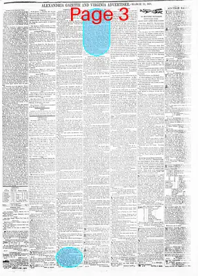 Page thumbnail for Alexandria Gazette