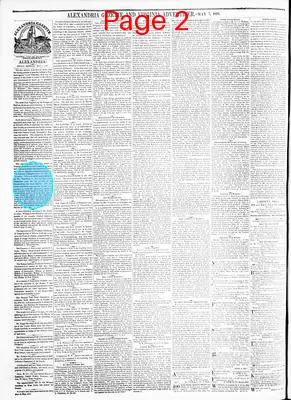 Page thumbnail for Alexandria Gazette