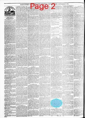 Page thumbnail for Alexandria Gazette