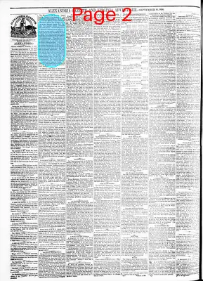 Page thumbnail for Alexandria Gazette