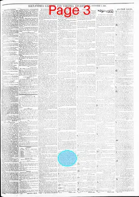 Page thumbnail for Alexandria Gazette