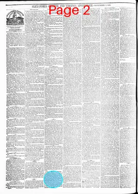 Page thumbnail for Alexandria Gazette
