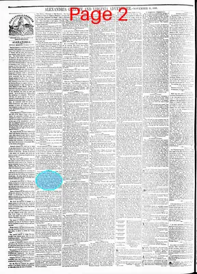 Page thumbnail for Alexandria Gazette