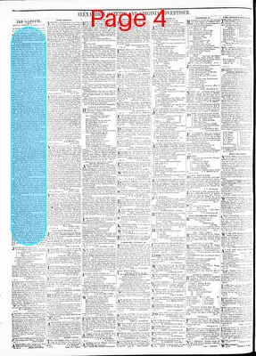 Page thumbnail for Alexandria Gazette