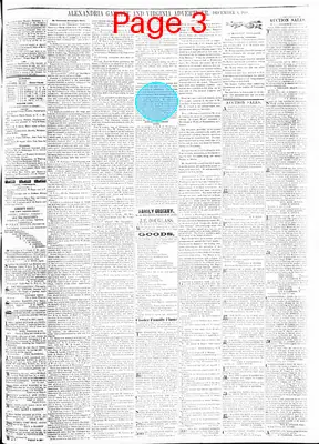 Page thumbnail for Alexandria Gazette