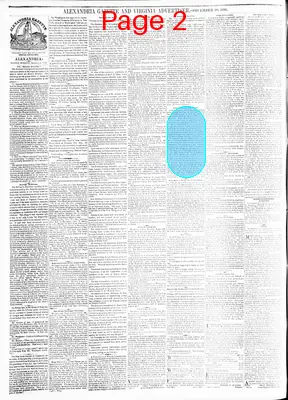 Page thumbnail for Alexandria Gazette
