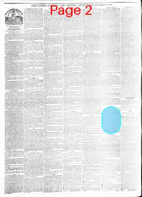 Page thumbnail for Alexandria Gazette