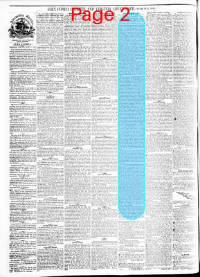 Page thumbnail for Alexandria Gazette