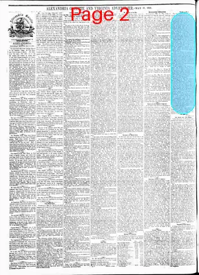 Page thumbnail for Alexandria Gazette