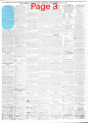 Page thumbnail for Alexandria Gazette