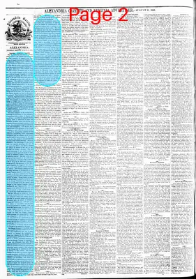 Page thumbnail for Alexandria Gazette