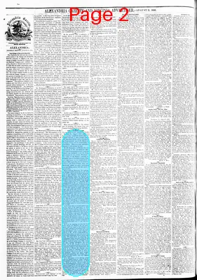 Page thumbnail for Alexandria Gazette