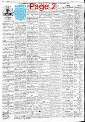 Page thumbnail for Alexandria Gazette
