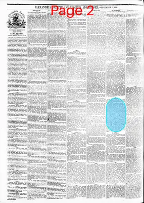 Page thumbnail for Alexandria Gazette