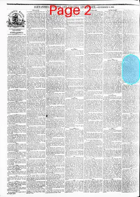 Page thumbnail for Alexandria Gazette