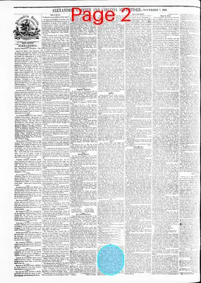 Page thumbnail for Alexandria Gazette