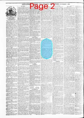 Page thumbnail for Alexandria Gazette
