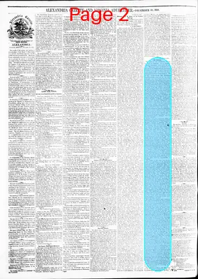 Page thumbnail for Alexandria Gazette
