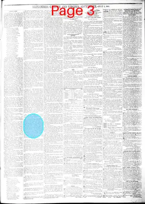 Page thumbnail for Alexandria Gazette