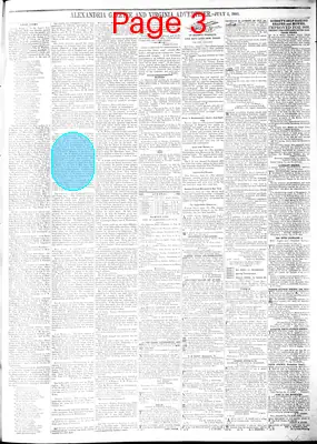 Page thumbnail for Alexandria Gazette