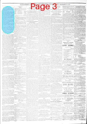 Page thumbnail for Alexandria Gazette