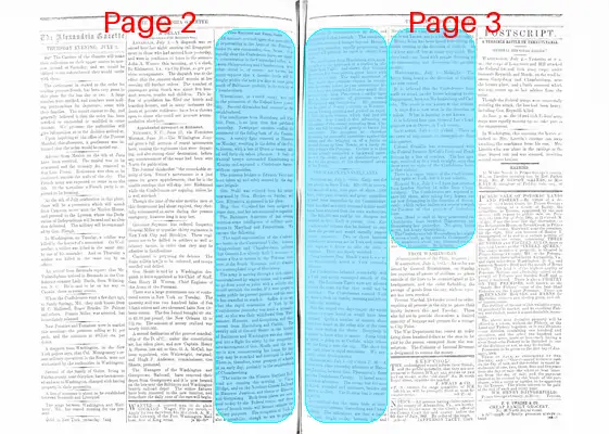 Page thumbnail for Alexandria Gazette