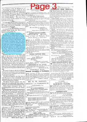 Page thumbnail for Alexandria Gazette