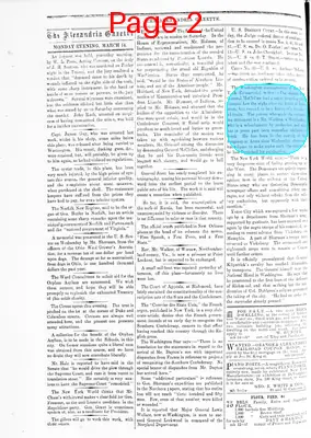 Page thumbnail for Alexandria Gazette