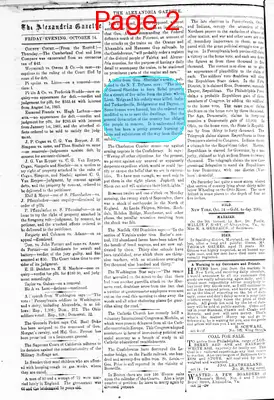 Page thumbnail for Alexandria Gazette