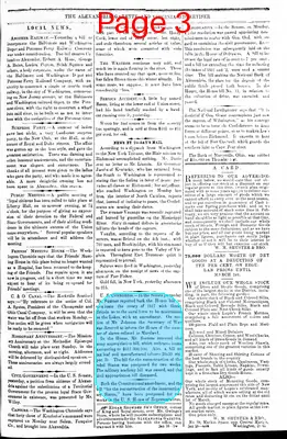 Page thumbnail for Alexandria Gazette