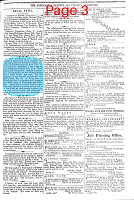 Page thumbnail for Alexandria Gazette
