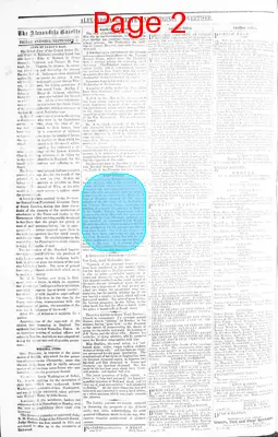 Page thumbnail for Alexandria Gazette